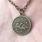Handmade virgo necklace & scorpio necklace bundle Photo 0