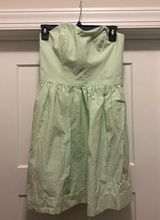 Lilly Pulitzer Limeade Seersucker Richelle Strapless Seersucker Dress 2 Photo 0