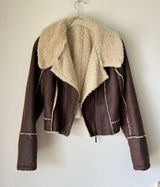 Shearling Aviator Jacket Photo 0