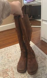 Brown tall boots Size 8.5 Photo 0
