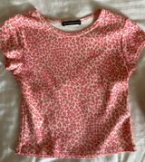 Brandy Melville Pink Cheetah Top Photo 0