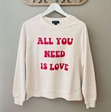 Wildfox All You Need Is Love Sweater Sz Small Photo 0