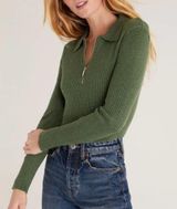 Z Supply Green Zip Henley Photo 0