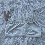 Skims Cotton Jersey Scoop Bralette Bone Size Medium Photo 0