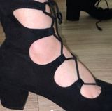 Urban Outfitters Black Round Toe Pumps Photo 0