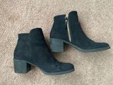 H&M Black Suede Booties Photo 0