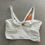 ThatsSoFetch White Crop Top Photo 0