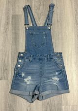 Denim Short Overalls Photo 0