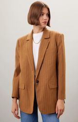 Madewell oversized pinstripe blazer  Photo 0
