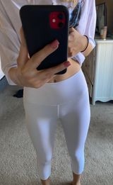 Lululemon White Legging Photo 0