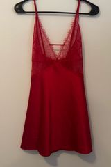 Victoria Secret Red Lace Chemise Photo 0