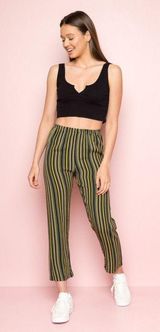 Brandy Melville Striped Frankie Pants Photo 0