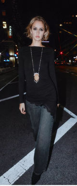 ZARA Asymmetrical Top Black Photo 0