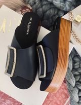 Kelsi Dagger NEW Dover Leather Platforms Photo 0