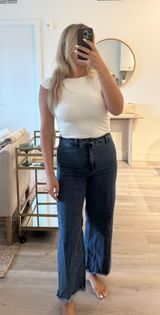 Billabong Wide-Leg Denim Pants Free Fall Photo 0