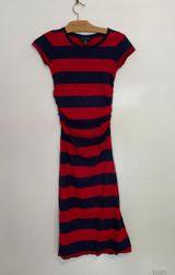Striped Fitted Dress Photo 0