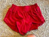 Lululemon Dark Red Hotty Hot Shorts Photo 0