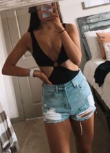 Marshalls Black Bodysuit Photo 0