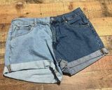 Aeropostale | Women's 100% Cotton Two Tone Denim Mom Short Sz 16 Photo 0