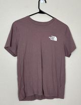 The North Face T Shirt Dusty Rose Short Sleeve Logo Shirt Womens Size Medium Photo 0