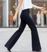 SPANX SPANXsmooth PerfectFit Ponte Flare Pants in Classic Black Size Large Photo 0