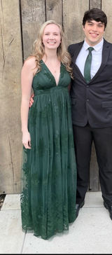 Green formal dress Photo 0