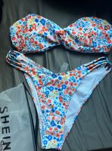 Floral Printed Bathing Suit Photo 0