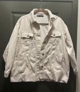 ZARA Off White Corduroy Jacket Photo 0