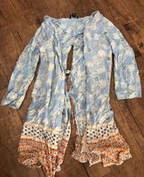 Angie Printed Boho Kimono Photo 0