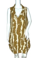 Tempo Paris Women’s Balloon Dress Sleeveless Semi Sheer Beach Coverup Photo 0