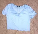 SheIn Never Worn Baby Blue Top Photo 0
