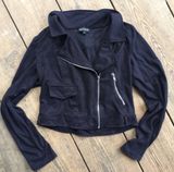 Pretty Little Thing PLT Faux Suede Biker Jacket Photo 0