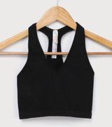Medium Free People Small Movement Free Throw Crop Bra Top Black Photo 0