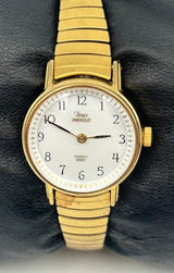 Vintage Timex Indiglo Gold Tone Stainless Steel Women’s Watch – 23mm (Working) Photo 0