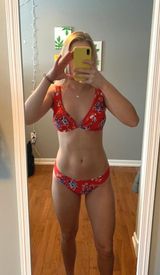 Tide Republic : Red Floral Bikini Photo 0