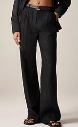 J.Crew Essential Wide Leg Pant in Linen  Photo 0