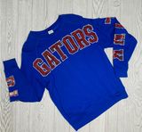 Pink By Victoria Secret Blue Long Sleeve Florida gators Pullover Sweatshirt  xSm Photo 0