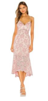 NBD Pink Midi Dress Photo 0