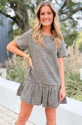 idem Ditto Denim Drop Waist Dress Photo 0