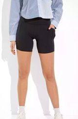 Aerie Black Biker Shorts Photo 0