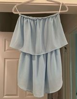 Blue romper with overlying skirt Photo 0