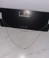 Lulus Gold Layered Choker Necklace Photo 0