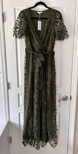 Green Leaves Maxi Dress! Photo 0
