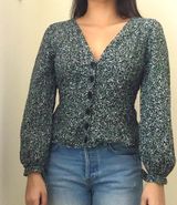 Free People Floral Blouse Photo 0