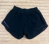 Lululemon Navy Hotty Hot Shorts 4” Photo 0