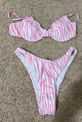 pink zebra swimsuit Photo 0
