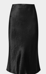 Black Silk Skirt Photo 0