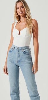 ASTR The Label Aria Bustier Bodysuit - White Photo 0