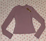 Skims cotton jersey long sleeve dusk size small New with tag Photo 0