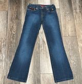 Baby Phat boot cut jeans embroidered pockets 9 Photo 0